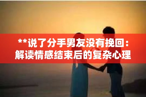 **说了分手男友没有挽回：解读情感结束后的复杂心理与现实**