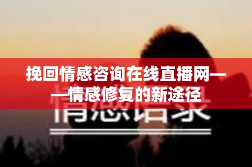 挽回情感咨询在线直播网——情感修复的新途径