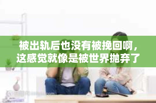 被出轨后也没有被挽回啊，这感觉就像是被世界抛弃了一样。我曾经也经历过这样的事情，那种心如刀割的痛，至今仍记忆犹新。今天，我想和大家聊聊这个话题，希望能给那些正在经历或者曾经经历过类似痛苦的人一些安慰和帮助。