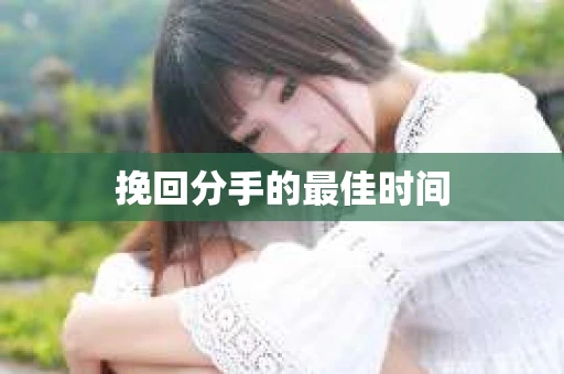 挽回分手的最佳时间