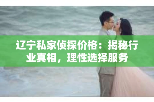 辽宁私家侦探价格：揭秘行业真相，理性选择服务