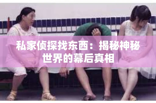私家侦探找东西：揭秘神秘世界的幕后真相