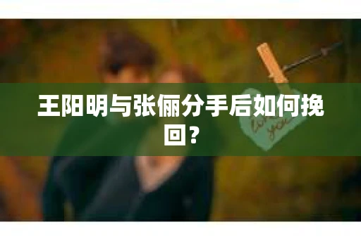 王阳明与张俪分手后如何挽回？