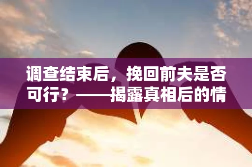 调查结束后，挽回前夫是否可行？——揭露真相后的情感疗愈与人生决策